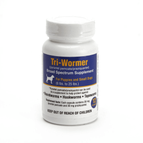 TriWormer Sm Dog Under 25 2ct