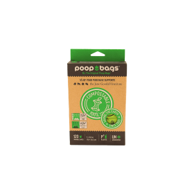 You Buy; We Donate Compostable Handle Tie Poop Bags – 120 Count (240 Bag Bundle) by The Original Poop Bags