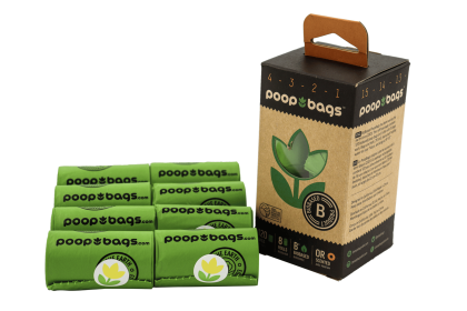 The Original Poop Bags Orange Scented USDA Biobased Countdown Rolls – Numbered Dog Waste Bags