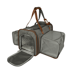 Mr. Peanut's Gold Series Standard Size Double Expandable Pet Carrier