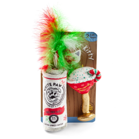 White Paw & Cattini Christmas Catnip Toys – Holiday Stocking Stuffers