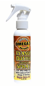 Peanut Butter Spray for Dogs – Omega-3 Food Topper & Flavor Enhancer (Vegan