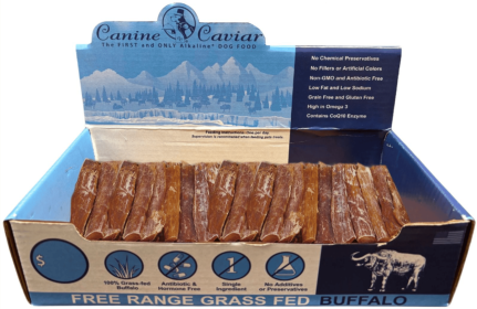Paddywack 6" Box – Canine Caviar Buffalo Treats, Free-Range & Grass-Fed