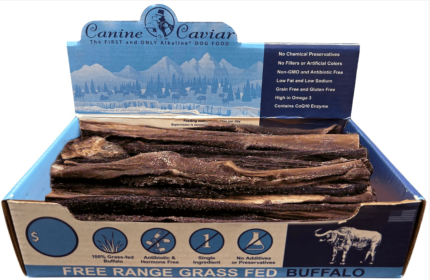 Tripe Flat - Vanilla 12" box – Canine Caviar Buffalo Treats, Free-Range & Grass-Fed