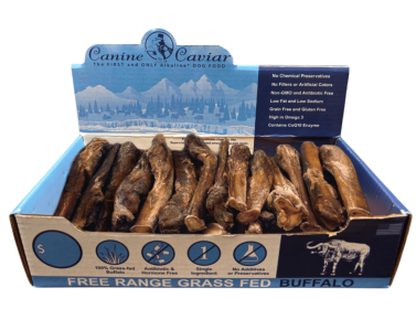 Lollipops 6" Box – Canine Caviar Buffalo Treats, Free-Range & Grass-Fed