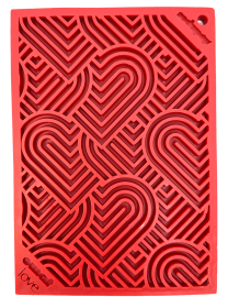 Heart Design "Love" eMat Enrichment Lick Mat