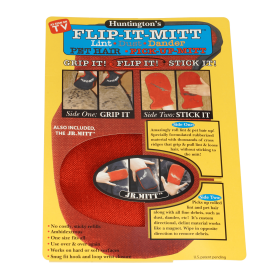 Flip-It-Mitt – Reusable Pet Hair Removal Mitt for Furniture, Clothing & More