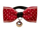 Set of 2 Pet Bow Tie Collars with Decorative Bells