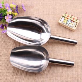 2-Piece Stainless Steel Pet Food Scoop Set – Small & Large