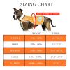 Reflective Dog Safety Vest (M Size) – Blaze Orange Hi-Visibility Jacket with Utility Strap
