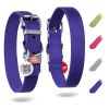 Long-Lasting Leather Dog Collar – Adjustable 8-11" for Small & XSmall Dogs
