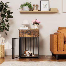 Furniture Style Dog Crate with Storage - Stylish Pet Furniture