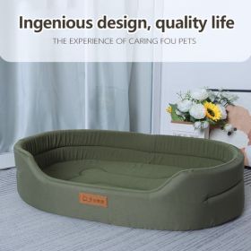 Orthopedic Dog Bed for Medium Dogs – Ultra-Comfortable Pet Couch with Removable Washable Cover, Waterproof Lining & Non-Skid Bottom, Grey