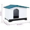 Dog House - Blue Polypropylene (35.6"x26.8"x26")