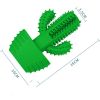 Cactus Shape Dog Toothbrush Stick - Natural Rubber Chew Toy