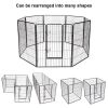 40 Inch Heavy Duty Pet Playpen - 8 Metal Panel Dog Fence