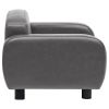 Gray Faux Leather Dog Sofa - 31.5"x19.7"x15.7"