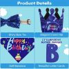 Dog Birthday Bandana & Hat Set - Party Supplies with Cute Banner Decorations