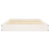 White Solid Wood Pine Dog Bed (36"x25.2"x3.5")