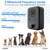 Ultrasonic Anti-Barking Device - 26.2 Feet Bark Deterrent with 3 Frequency Levels