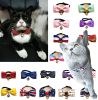 Set of 2 Pet Bow Tie Collars with Decorative Bells