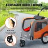 VEVOR Dog Bike Trailer (Supports up to 66 lbs) - 2-in-1 Pet Stroller Cart Bicycle Carrier