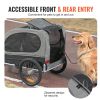 VEVOR Dog Bike Trailer (88 lbs Capacity, Easy-Fold Frame)