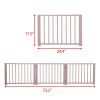 17.5-Inch Indoor Pet Fence - Log Environmental Protection Material