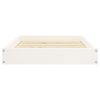 White Solid Wood Pine Dog Bed (28.1"x21.3"x3.5")
