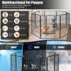 40 Inch Heavy Duty Pet Playpen - 8 Metal Panel Dog Fence