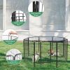 40 Inch Heavy Duty Pet Playpen - 8 Metal Panel Dog Fence