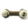 Durable Braided Rope Dog Toy for Aggressive Chewers - 13.8" Length