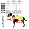 Yellow Soft Shell Reflective Dog Vest (L Size) – Waterproof Hi-Vis Jacket with Fleece Lining & Utility Strap