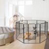 40 Inch Heavy Duty Pet Playpen - 8 Metal Panel Dog Fence