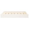 White Solid Wood Pine Dog Bed (28.1"x21.3"x3.5")