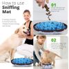 Adjustable Snuffle Foraging Mat - Dog Puzzle & Slow Feeding Toy