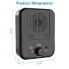 Ultrasonic Anti-Barking Device - 26.2 Feet Bark Deterrent with 3 Frequency Levels