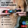 Adjustable Nylon Dog Collar - NASA Design for Large, Medium & Small Dogs (9-14" Neck)