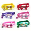 Bowknot Cat Collar with Bell & Buckle – Decorative Pet Accessory