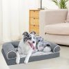 Dog Bed Sofa – Cushion Mattress with Washable Cover for Medium & Large Dog