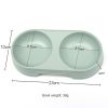 Wheat Straw Pet Double Bowl – Dual-Use Dog & Cat Meal Bowl