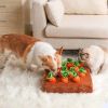 12 Plush Carrots Dog Puzzle Toys – Hide and Seek Snuffle Carrot Farm