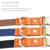 Leather Dog Collar – Soft Padded, Breathable, Adjustable with Metal Buckle
