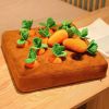 12 Plush Carrots Dog Puzzle Toys – Hide and Seek Snuffle Carrot Farm