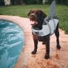 Dog Life Jacket Shark – Lifesaver Vest with Rescue Handle for All Sizes