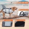 Dog Life Jacket Shark – Lifesaver Vest with Rescue Handle for All Sizes