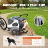 VEVOR Dog Bike Trailer – 2-in-1 Pet Stroller & Bicycle Carrier (100 lbs Capacity)