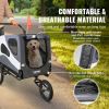 VEVOR Dog Bike Trailer – 2-in-1 Pet Stroller & Bicycle Carrier (100 lbs Capacity)