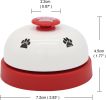 Pet Training Bell Clicker with Non-Skid Base - Interactive Training Tool
