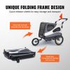 VEVOR Dog Bike Trailer – 2-in-1 Pet Stroller & Bicycle Carrier (100 lbs Capacity)
